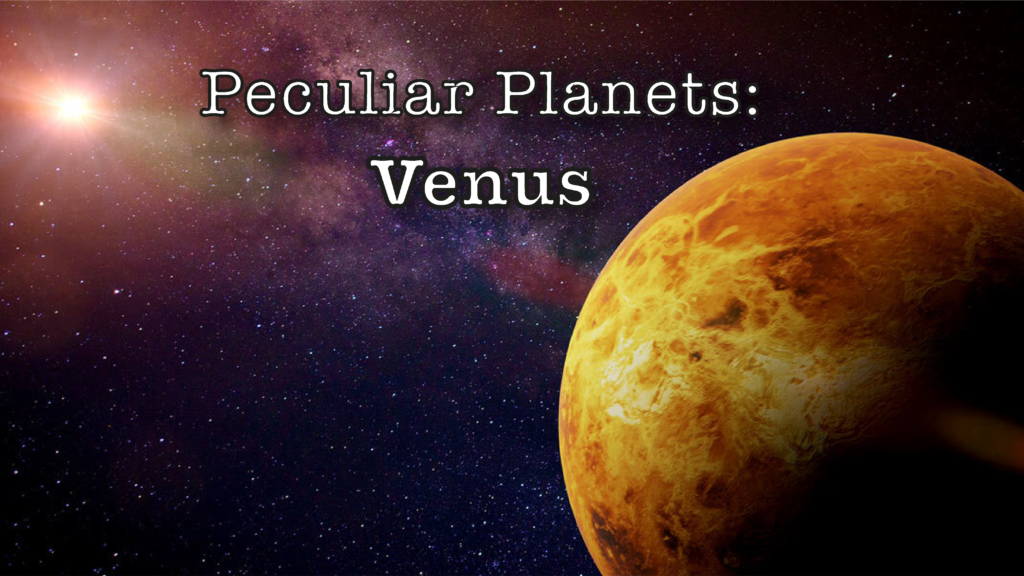 Venus: science! Today!
