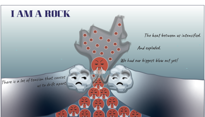 More than a homework: “I am a rock”