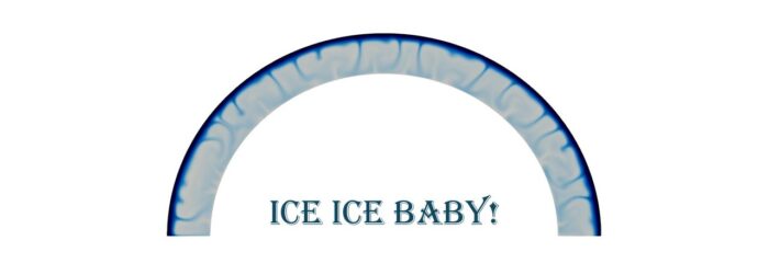 Ice Ice Baby! Modelling the thermal evolution within the ice shell of Ganymede, Jupiter’s moon.