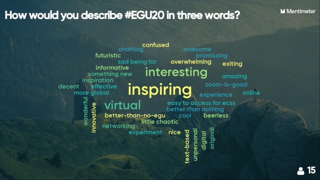 #shareEGU20 afterthoughts about virtual conferencing