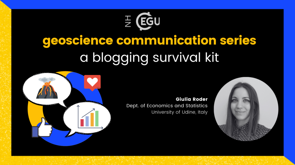 Geoscience communication series: a blogging survival kit
