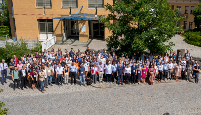 The attendees of the final Panta Rhei symposium gathered at the German Research Centre for Geosciences (GFZ) in Potsdam. Photo: Martin Ehmler, GFZ