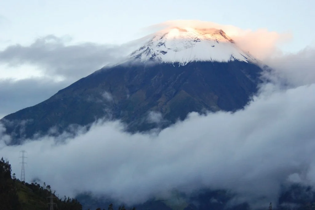 Photo 1 - tungurahua from the observatory