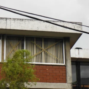 Photo 3 - Taped up window