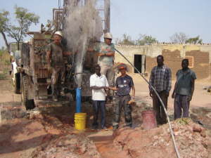 Fig. 1: A wet well (Mark Collier is third from right).